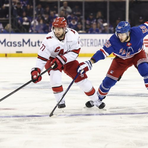 New York Rangers Look to Extend Series Lead in Game Two Against Carolina Hurricanes