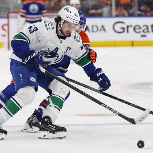 Edmonton Oilers and Vancouver Canucks Set to Clash in Game Five of Second-Round Playoff Series at Rogers Arena