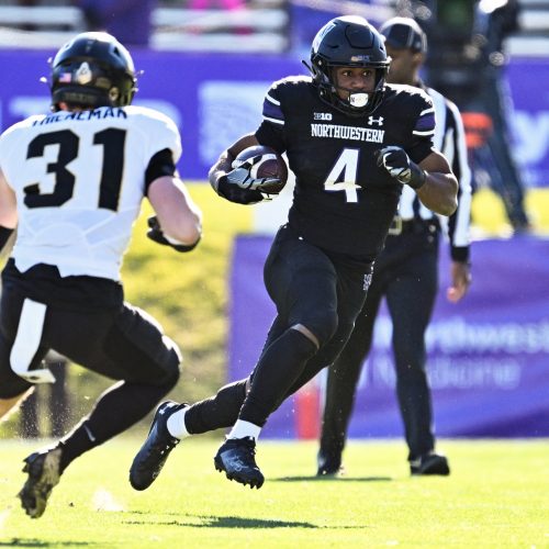 Northwestern's Temporary Stadium with a View of Lake Michigan Set to Host Duke vs Northwestern Matchup Under Friday Night Lights