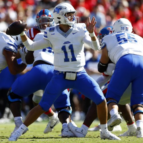 Middle Tennessee Blue Raiders Face Tough Challenge Against Memphis Tigers, Heavy Favorites with -26 Betting Line