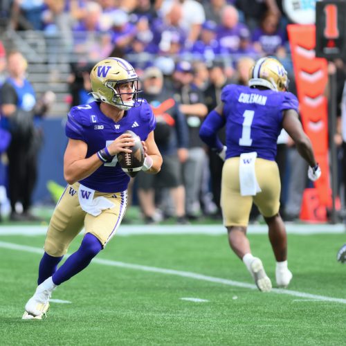 Washington Huskies Favored to Win National Championship Rematch Against 10th-Ranked Michigan Wolverines