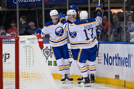 Buffalo Sabres Favored to Win Against St. Louis Blues in KeyBank Center Showdown